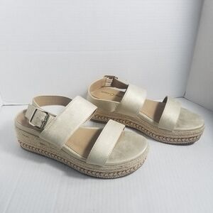 SEVEN DIALS WEDGE SANDALS SIZE 9.5